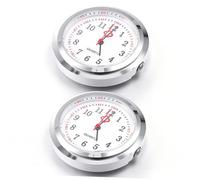 FRCOLOR Pocket Watch de Cuarzo Esfera Sencilla y Vidrio, 2 Piezas para Manual DIY y Accesorios Enfermera, Diseño Conciso y Fácil de Llevar Varios Estilos