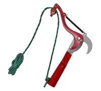 FRCOLOR Podadora de Árboles con Cuerda Extensible, Tijeras de Podar de Acero al Carbono, Herramienta para Jardinería y Cosecha de Frutas, Tijeras de Jardín para Ramas Altas, Recortadora