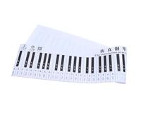 FRCOLOR Práctica para Teclado de Piano Teclas Gráfico de Resistente Guía Visual para Estudiantes y Profesores de Piano Soporte Didáctico para Principiantes