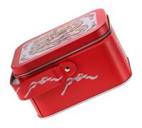FRCOLOR Preciosa Caja de Hojalata para Guardar Galletas Y Dulces Tapa Decorativa