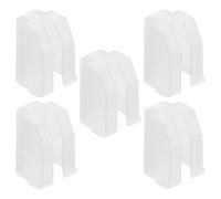 FRCOLOR Protector de Aguja para Tocadiscos 5 Unidades, Funda Protectora de Plástico para Cabezal de Disco de Vinilo, Cubierta de Repuesto Ligera Compatible Plataforma Giratoria