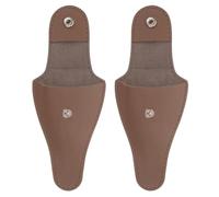 FRCOLOR Protectores de cutículas para cortaúñas y tijeras de uñas, estuche de PU, 2 piezas, ligero, para rutina de cuidado de uñas y guardar en bolsa