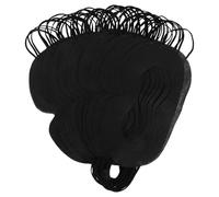 FRCOLOR Protectores Oculares Desechables para VR 50 Piezas, Almohadillas No Tejidas Negras, Transpirable y Resistente al Sudor, para Gafas Realidad Virtual, Uso en Entrenamiento,