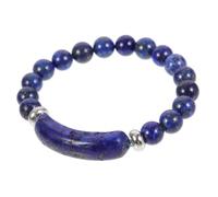 FRCOLOR Pulsera de Piedras Naturales Azul con Cuentas Decorativas para Mujer y Hombre Accesorio de Muñeca Estilo Chakra Elegante y Cómoda para Uso Diario y Ocasiones Especiales