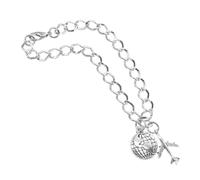FRCOLOR Pulsera Diseño Práctico y Significado Conmemorativo para Viajeros Ajustable de Aleación de Zinc en Color Plata, Adecuado para Hombres y Mujeres en Viajes