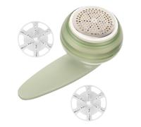 FRCOLOR Quitapelusas Eléctrico Recargable para Ropa y Alfombras 530 Modilán Verde 2 Cuchillas Torbellino de Precisión Compacto y Portátil para Uso Doméstico y Viajes