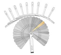 FRCOLOR Regla Para Cuerdas De Guitarra De Acero Inoxidable Calibrador De Espesores Para Guitarra Herramientas De Luthier Para Medidor De Radio Bajo Cuerdas Para Ajuste De