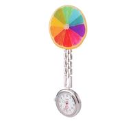 FRCOLOR Reloj de Bolsillo con Pinza para Enfermeras Terapeutas y Médicos Reloj Digital Colgante para Sanatorios Fácil de Leer