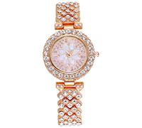FRCOLOR Relojes De Gemas para Mujer Elegante Reloj De Pulsera Gemas De Imitación Reloj Decorativo para Niña Casual Correa para Diario