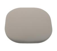 FRCOLOR Reposabrazos para Manicura Gris de Piel Sintética con Relleno de Esponja, Cojín Ergonómico Portátil para Uñas, Almohadilla para Codo, Suministros para Salón y Uso en Casa, Apoyo