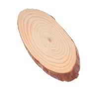 FRCOLOR Rodajas de Madera para Tallar en Forma Ovalada, sin Terminar, Ligeras y Resistentes, Adecuadas para Pintura, Pirograbado y Decoración de Bodas Estilo Rústico