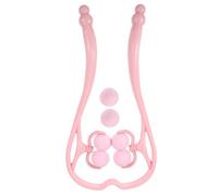 FRCOLOR Rodillo Cervical Portátil Masajeador Manual para Cuello y Espalda Masajeador Práctico para y Uso Casa Muscular Ligero y de Usar