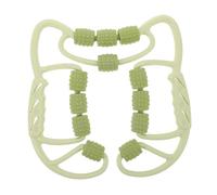 FRCOLOR Rodillo de Masaje Muscular para Pantorrillas 1 Unidad Color Verde Aceituna Abrazadera Circular, Herramienta Portátil para Masaje Profundo, Adecuado para Yoga, Fitness y Relajación