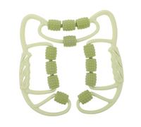 FRCOLOR Rodillo Masajeador para Pantorrillas 1 Unidad Color Verde Peral, Masajeador Muscular Circular Ligero Portátil para Terapia Profunda en Fisioterapia y Bienestar Deportivo