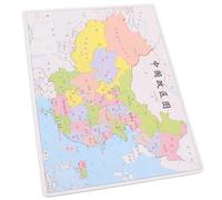 FRCOLOR Rompecabezas del Mapa de China Educativo para Interactivo de Puzzle de Rompecabezas de Mapas Juguete Cognitivo para Adolescentes Seguro y Portátil para Aprender Geografía