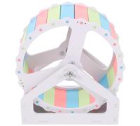 FRCOLOR Rueda para Correr Hámster Silenciosa 21 Cm Plástico Resistente Gran Tamaño Uso Doméstico Ejercicios Mascotas Pequeñas Jerbos y Conejillos