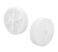 FRCOLOR Ruedas de Apoyo para Bicicleta Infantil de Plástico Blanco, Fáciles de Instalar y Resistentes para Mejorar la Confianza Aprender a Pedalear