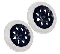 FRCOLOR Ruedas Giratorias de Repuesto para Carrito de Compras 2 Unidades Color Azul Marino Tamaño Pequeño Compatibles Carros de Supermercado y Carritos de Empuje Ruedas Duraderas