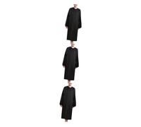 FRCOLOR Salon 3 Piezas Batas De Kimono De Salón Paño De Corte De Pelo Camisón Kimono Albornoz De Spa Overol No Tejido Traje Químico Perder Servicio Al Cliente Traje Protector Delantal
