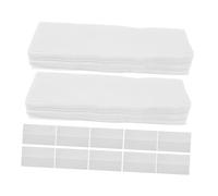 FRCOLOR Servilletas Blancas Desechables Para Baño y Almuerzo 200 Unidades Triple Pliegue Absorbentes Para Hoteles Oficinas Eventos Bodas Fiestas Limpieza Práctica Para Invitados