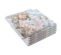 FRCOLOR Servilletas De Papel Estampadas Coloridas 2 Capas 20 Piezas Por Paquete Paquete De 5 Absorción Alta Para Fiestas Navideñas y Cenas Decorativas Hogar