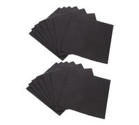 FRCOLOR Servilletas de Papel Negras Desechables 6,5 X6,5 60 Unidades (3 Paquetes de 20), Servilletas para Almuerzo, Cena y Fiestas, Resistentes, Suaves y Aptas para Bodas,