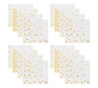 FRCOLOR Servilletas Decorativas De Cumpleaños En Papel Dorado Para Reuniones. Elegantes Y Desechables Para Una Fácil Limpieza.
