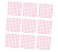 FRCOLOR Servilletas Desechables de Papel a Cuadros Rosas Pastel, 100 Unidades en 5 Paquetes, para Fiestas, Cumpleaños, Bodas y Picnic, Alta Absorción y Diseño Decorativo