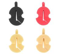 FRCOLOR Silenciadores de Violín de Goma 4 Piezas, Prácticos y Fáciles de Usar, Que No Afectan el Tono, Ideales para Práctica en Casa y Conformes Curvatura del Violín