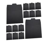 FRCOLOR Sobres para Cd 100 Piezas Fundas de Cartón Negros Almacenamiento Multifuncional Diseño Elegante para Guardar Discos Uso Regular Fundas Reutilizables