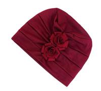 FRCOLOR Sombrero Turbante para Mujeres Gorro de Anticaída con Decoración Floral para Pérdida Quimioterapia Color