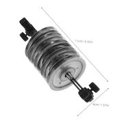 FRCOLOR Sonajero De Acompañamiento De Guitarra Pequeño Accesorios De Guitarra Para Principiantes Acústica Orificio De Sonido y Reductor De Ruido Para Ensayos Casa