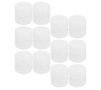 FRCOLOR Sonajeros Para Bebés Caja De Anillo Redonda 27mm Plástico Blanco Portátil Liviano Juguetes De Peluche Para Manualidades y Reemplazo 50 Piezas