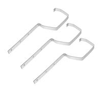 FRCOLOR Soporte de Canalón de Hierro para Drenaje de Techo, Resistente Intemperie, Fácil Instalación, Paquete de 3 Piezas para Canaletas de Lluvia Exteriores