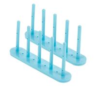 FRCOLOR Soporte Magnético 5 Columnas para Bobinas de Máquina de Coser Organizador de Hilos de Plástico, Capacidad Grande, Paquete de 2 Piezas para Manualidades y Costura