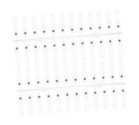 FRCOLOR Soporte Magnético para Practicar Uñas 48 Puntas de Plástico, Fácil de Desmontar y Precisión de Color para Estudios y Principiantes en Manicura