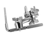 FRCOLOR Soporte metálico para cencerro con abrazadera y varilla en L para | Soporte de montaje para percusión, ideal para cencerros, platillos y baterías. Accesorio para herrajes de batería.