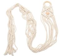 FRCOLOR Soporte Para Guitarra De Macramé Mano Colgador De Pared Para Ukelele y Guitarra Cuerda De Algodón Para Decorar Salas De Música y