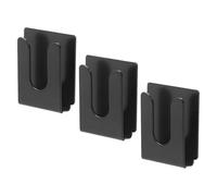 FRCOLOR Soporte para Micrófono Cb de Coche y Moto Clip Metálico Resistente Gancho Compacto para Radio Móvil Paquete de 3 Unidades Compatible Micrófonos Inalámbricos y Radios de Mano