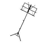 FRCOLOR Soporte para Partituras de Sobremesa Soporte Telescópico para Libros de Música Soporte de Partituras Portátil Orquestales