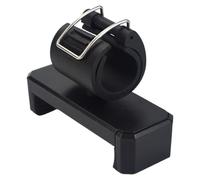 FRCOLOR Soporte para Teléfono Cierre de Seguridad, Clip Doble para Selfie Stick, Soporte Móvil Compacto y Ligero Negro, Accesorio para Fotografía y Vídeo, Compatible Teléfonos Móviles