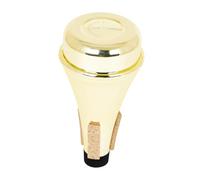 FRCOLOR Sordina Para Trompeta Pequeña Silenciador De Práctica Abs Para Niños Reductor De Ruido Color Dorado Accesorio Adecuado Para Principiantes y Estudiantes