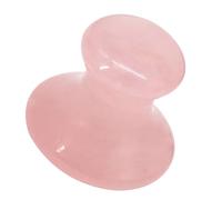 FRCOLOR Tabla de Raspado de Cristales Gua Sha para Cara Herramienta de Masaje Facial Portátil de Cuarzo para Uso Casa Cuidado Piel para Mujeres Forma de Hongo Raspador Facial de Cristal