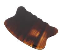 FRCOLOR Tabla de Raspado de Cuerno de Buey Natural Masajeador Facial Guasha para Lifting de Piel Herramienta de Masaje Cuidado Piel el Rostro