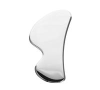 FRCOLOR Tabla De Raspado Facial Gua Sha Herramienta De Masaje Para Adultos Acero Inoxidable Masajeador De Cara Tablero Gua Sha Para Masaje Facial