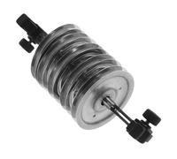 FRCOLOR Tamborín de Metal Pequeño para Agujero de Guitarra Accesorio Profesional para Guitarra Acústica Control de Ritmo y Reduce Ruido para Ejercicios y Acompañamiento