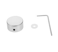 FRCOLOR Tapas Metálicas Para Pedales De Efectos De Guitarra, Cubierta Protectora Plateada, Accesorio Para Conector y Acoplador De Pedal, Duradero y Resistente a Suciedad Para Uso Prolongado