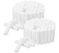 FRCOLOR Tapones para la nariz, 1 caja, tapones de algodón para dentistas, almohadillas de algodón enrollado, juego de absorbente, rollo de gasa semipermanente