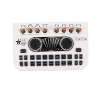 FRCOLOR Tarjeta De Sonido En Mezcladores De Tarjetas De Sonido Mini Mezclador De Dj Mezcladoras De Dj Estéreo Tableros De