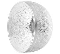 FRCOLOR Tazón de Metal Patrón Tallado, Diámetro 14 Cm y Altura 8 Cm, Cuenco Reutilizable para Hogar y Restaurantes, Recipiente para Ensalada, Arroz y Sopa, Vajilla Artesanal Segura